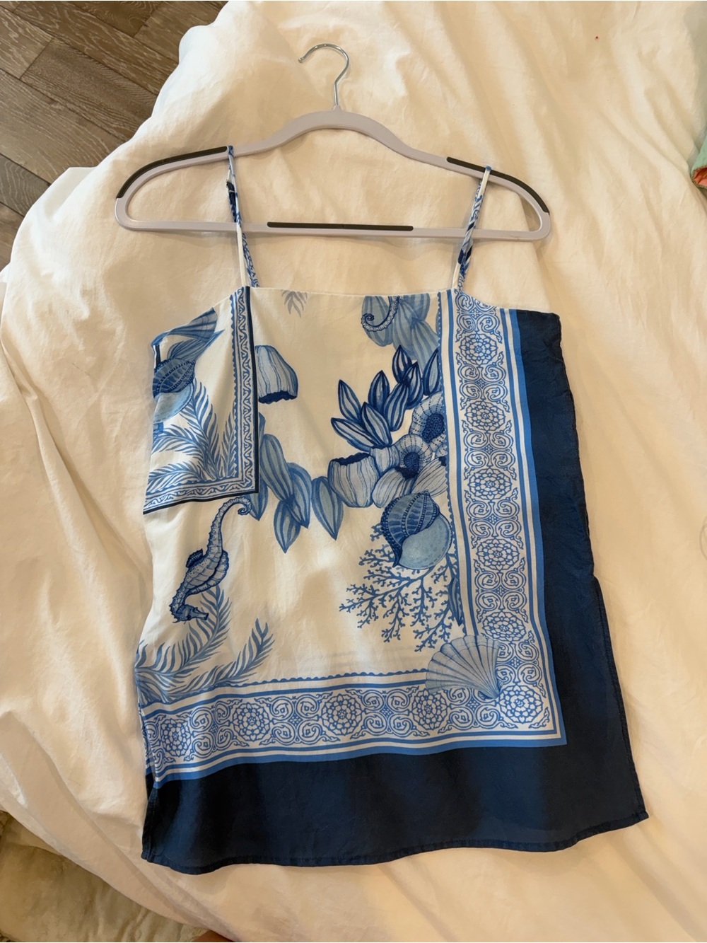 Blue & White Nautical Cami